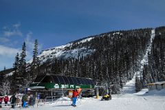 14B Getting On The Goats Eye Mountain Chairlift At Banff Sunshine Ski Area